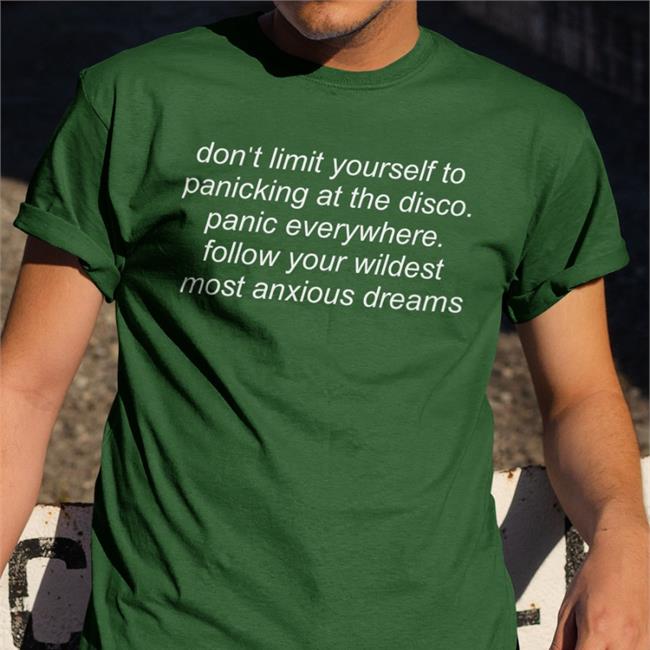 Shirts That Go Hard Merch Don't Limit Yourself To Panicking At The Disco Hoodie