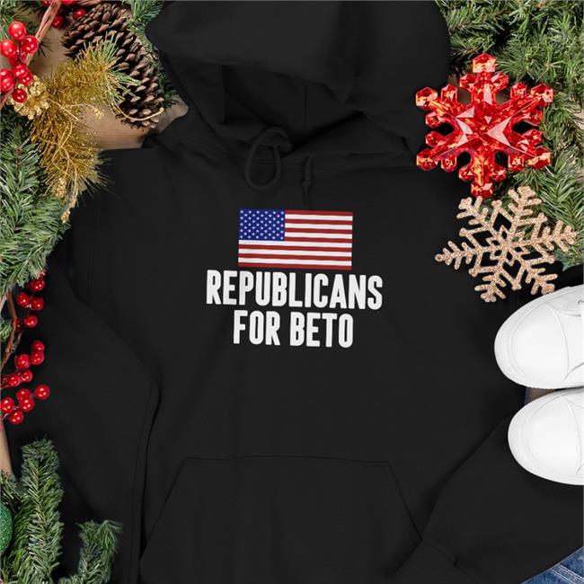 Texas Republicans For Beto American Flag Hoodie Marko Silberhand
