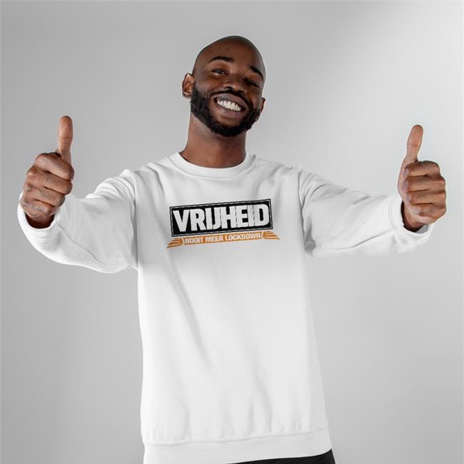 De Jensen Show Merch Vrijheid Nooit Meer Lockdown Tee Shirt Robert Pijkeren