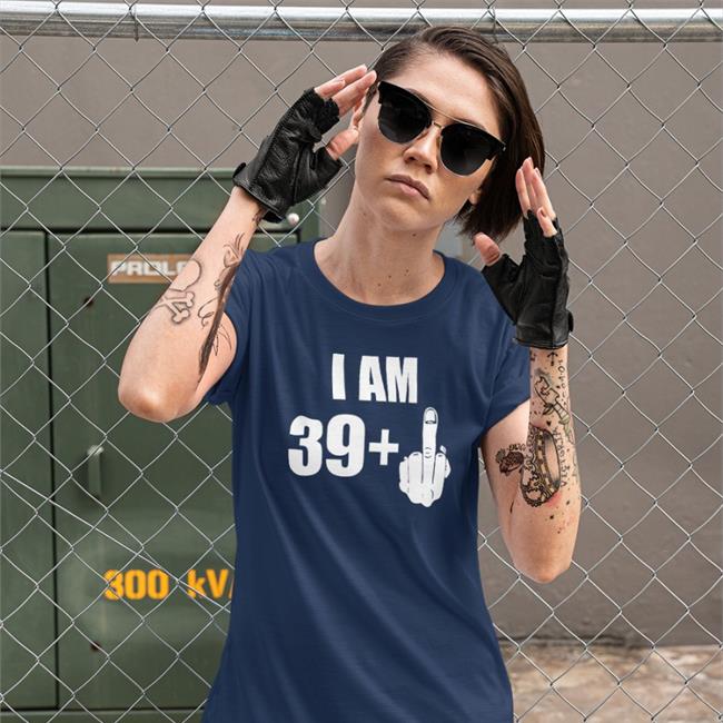 Kobe Bryant 40Th Birthday I Am 39 + Plus 1 Middle Finger Fuck You Shirt