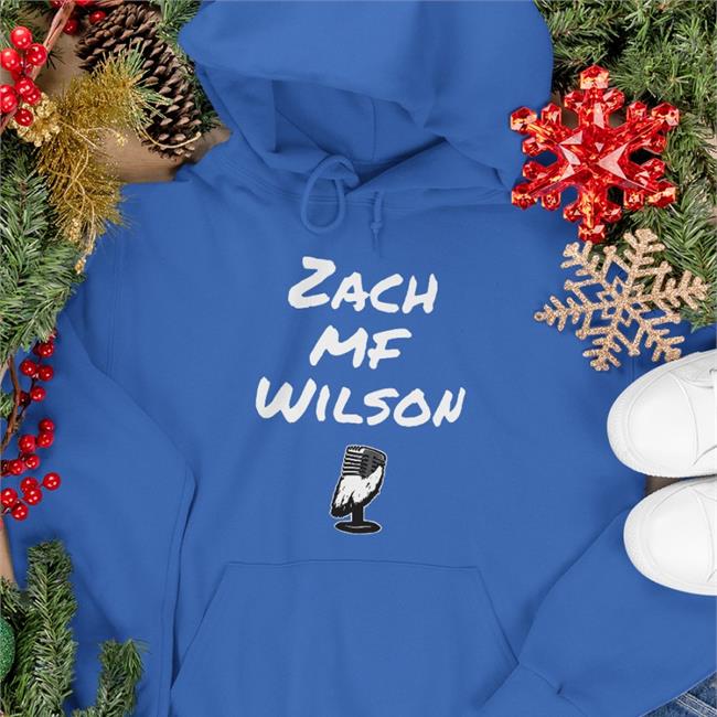 Zach Mf Wilson Hooded Sweatshirt Jessica Hansen Zach Mf Wilson Shirt Blue