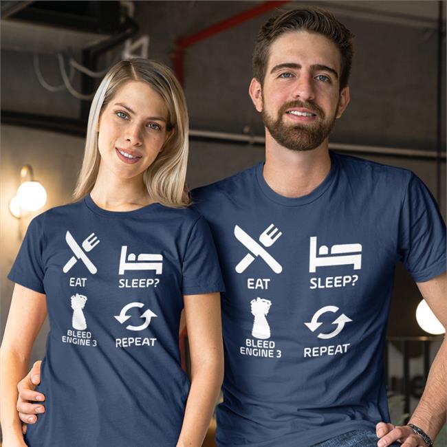 Nasa Spaceflight Merch Eat Sleep Bleed Engine 3 Repeat T Shirts Kerbal Space Academy