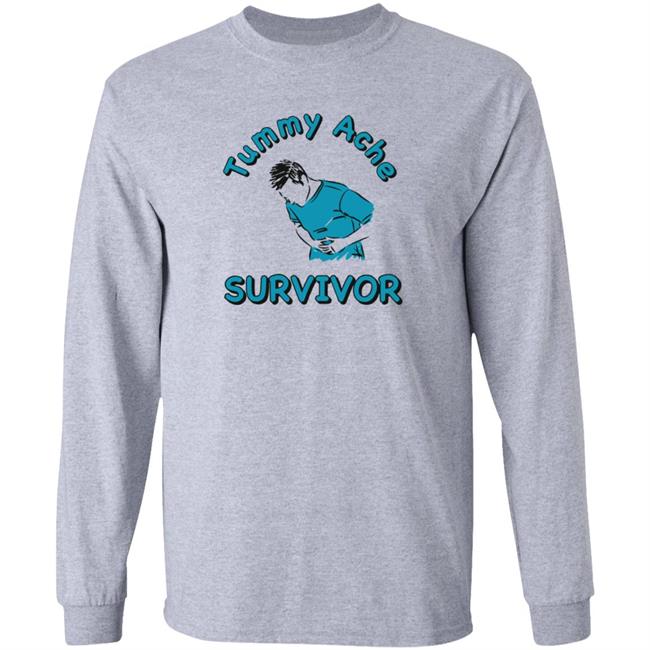 Shithead Steve Merch Tummy Ache Survivor Tee Shirt Shithead Steve Merch Tummy Ache Survivor Tee Shirt