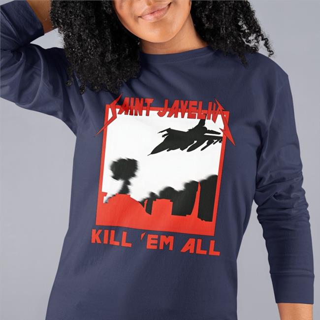 Saint Javelin Kill Em All T Shirt Black