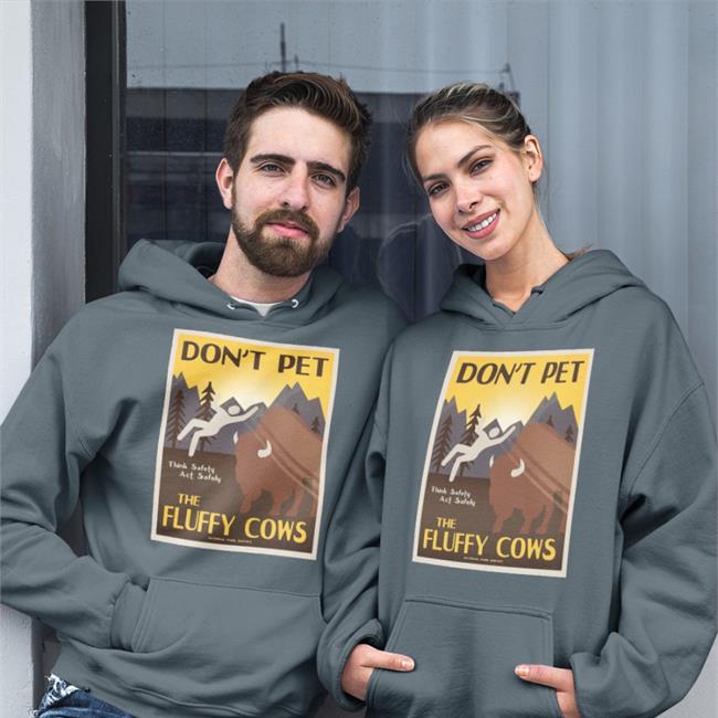 Lakota Man Don't Pet The Fluffy Cows Think Safety Act Safely Long Sleeved National park service