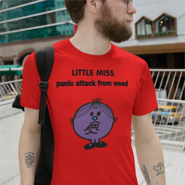 Empty Rico Little Miss Panic Attack From Weed Shirt Dumbricardo