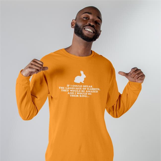 If I Could Speak The Language Of Rabbits Sweatshirt Dust Origami Buny