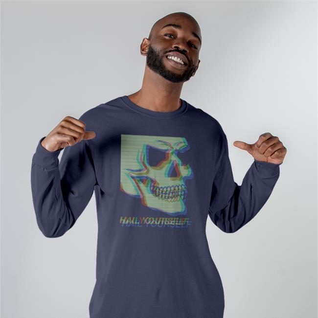 Digital Skull Hail Yourself Shirts