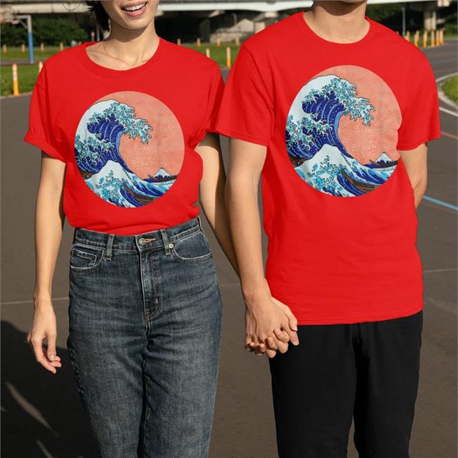 The Great Wave Of Kanagawa Japanese New Shirt