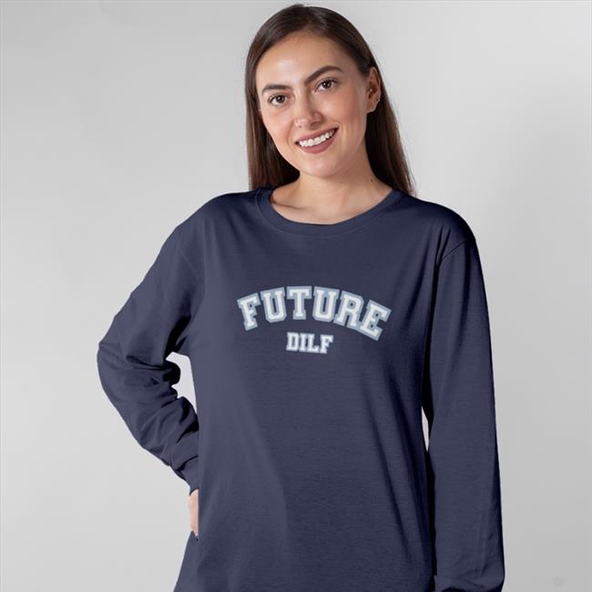 Sadiecrowell Merch Future Dilf Navy Sweatshirt