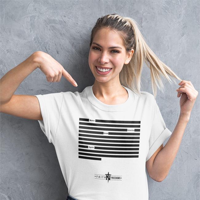 Faith N Freedoms Merch Faithnfreedoms Trump Make America Great Again Redacted Affidavit T Shirt