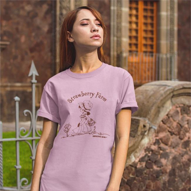Romantic Blue Shop Hart Strawberry Farm Tee Shirt