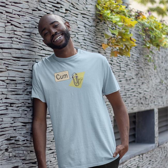 Shirts That Go Hard Clippy Cum Crewneck Sweatshirt Office Assistant