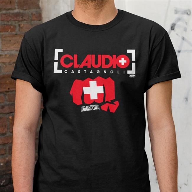 AEW Shop All Elite Wrestling Claudio Castagnoli T-Shirt