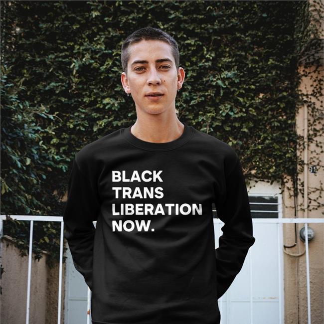 Black Trans Liberty Now Tee shirt