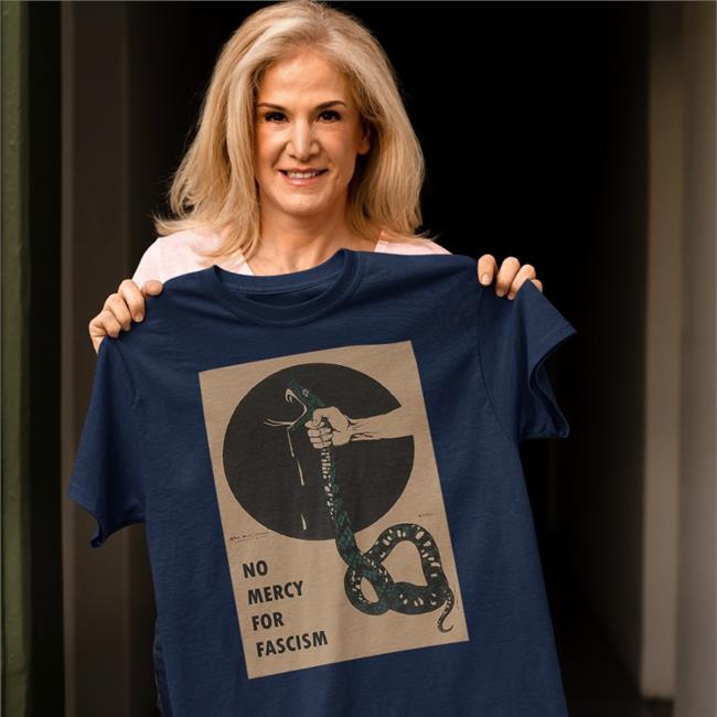 Maelforceone No Mercy For Fascism Long Sleeve Tee Snake Mælstrom