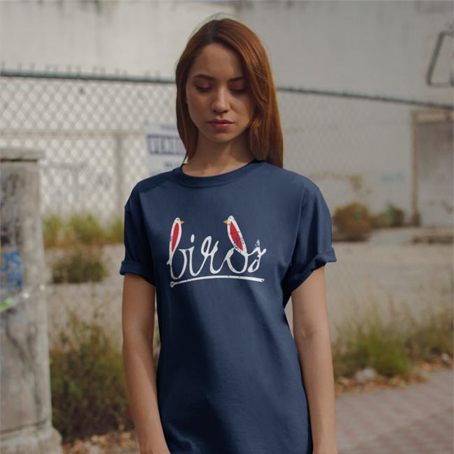 Breakingt Store Birds Tee Shirt