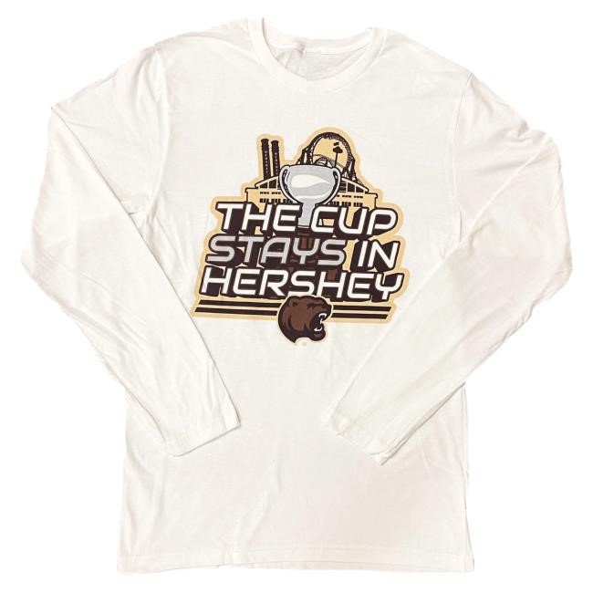 Official Hershey Bears Merch Store Hershey Bears 2024 Calder Cup Playoffs The Cup Stays LS Hersheybears