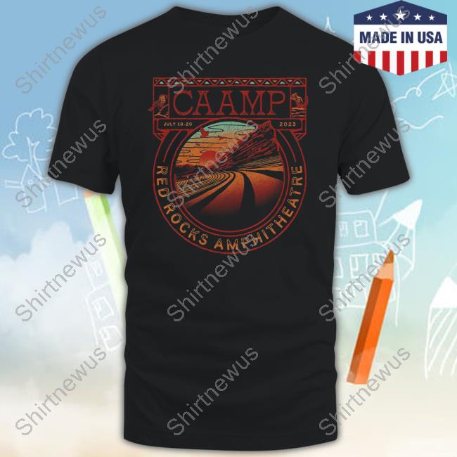 Official Caamp Red Rocks Amphitheatre Tee