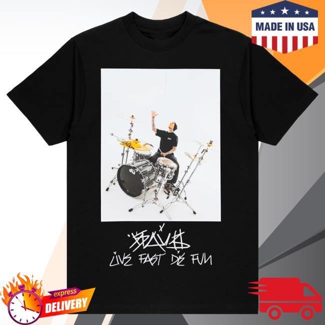 FTP + Famous Travis Barker Photo New Shirt Fuck The Population