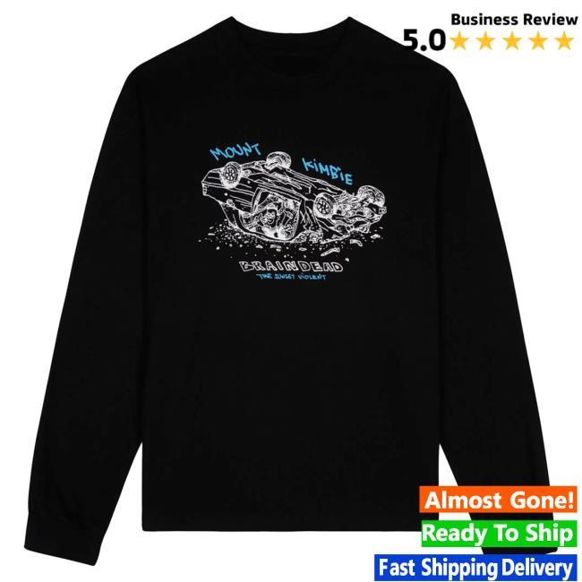 Brain Dead x Mount Kimbie The Sunset Violent Long Sleeve T-Shirt - Black