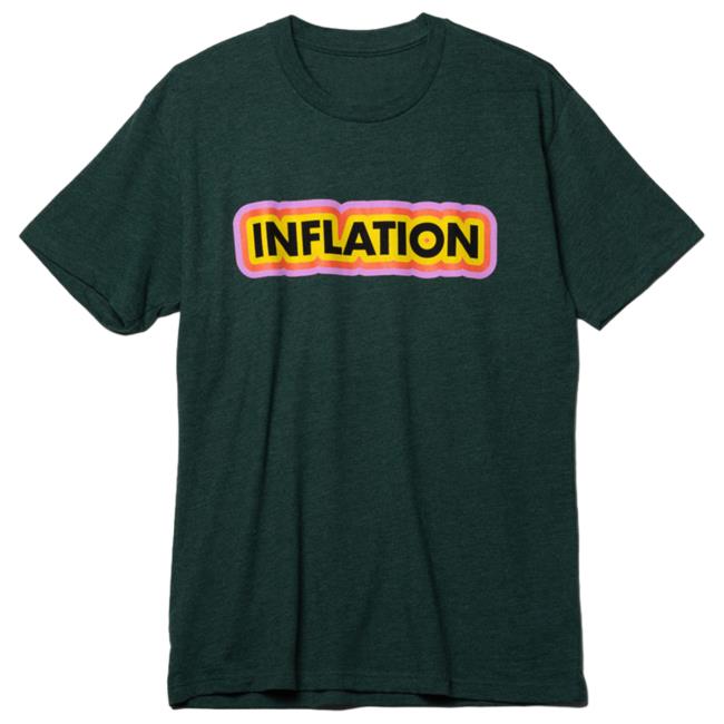 NPR Merch Shop PM Inflation Green New Shirt