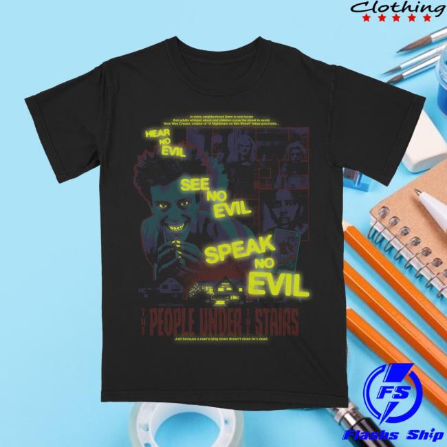 Official Studio House Designs The People Under The Stairs Shirt New Studiohouse Designs