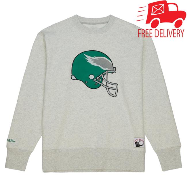 Mitchell And Ness Clothing Store Shop Playoff Win 2.0 Sweaters Vintage Philadelphia Eagles New Release Mitchellandness Merch