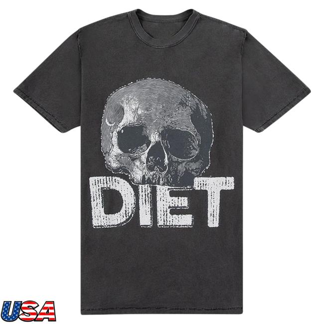 Official Capsule Clothing Store Capsule Nyc Diet Starts Monday Skull Top Shirt | Vintage Black CapsuleNyc