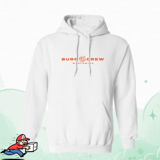 Official Down Right Merchandise Like Moths To Flames Burn Crew Hoodie