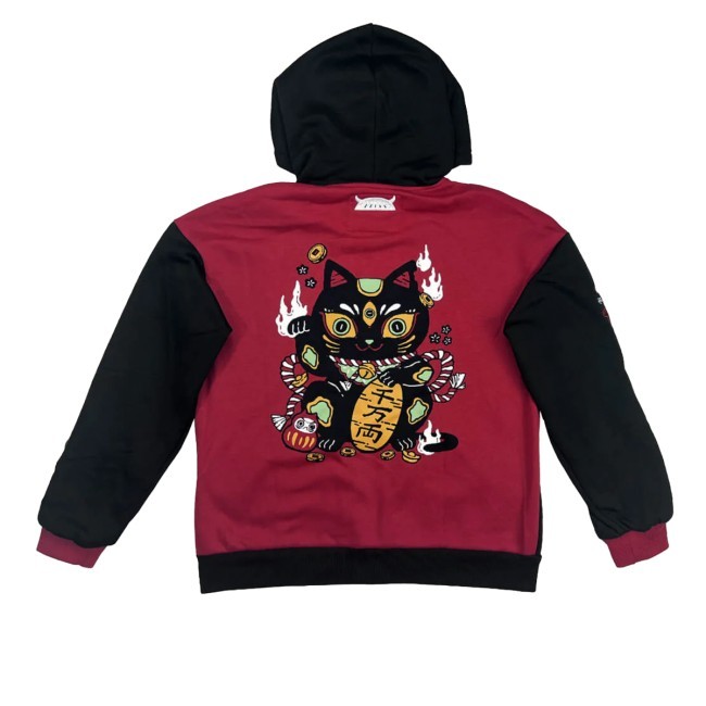 Official Lucky Cat Hoodie Hoody - Kinwamonster