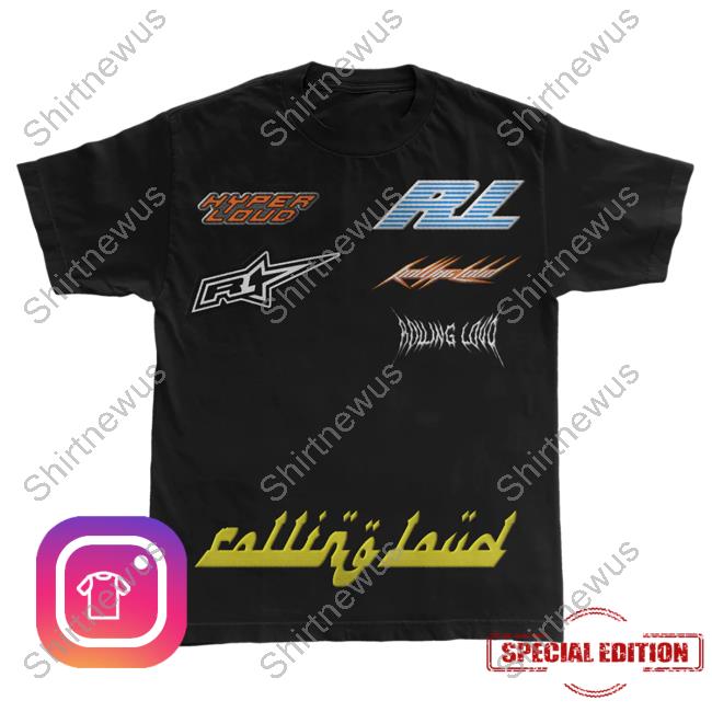 Official Rolling Loud Shop Merch Rl Super Moto World Tour Black Shirt 2023 Shoprollingloud