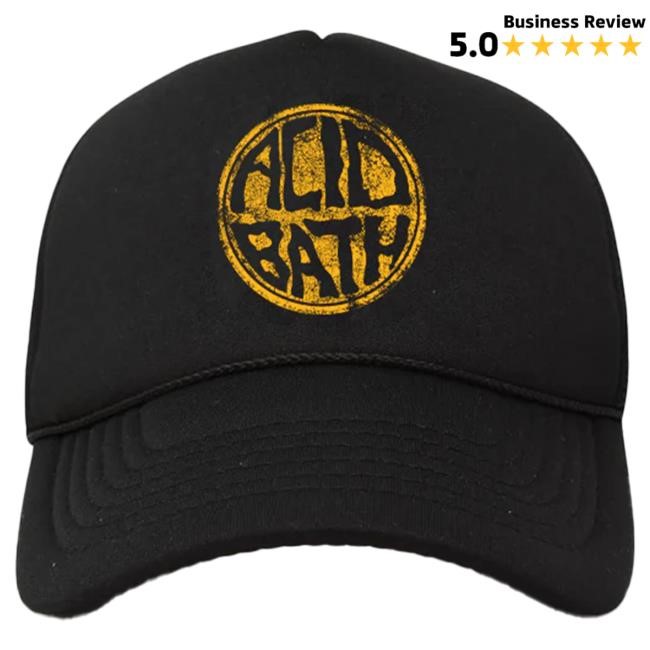 Official Acid Bath Merch Store Circle Logo - Trucker Hat
