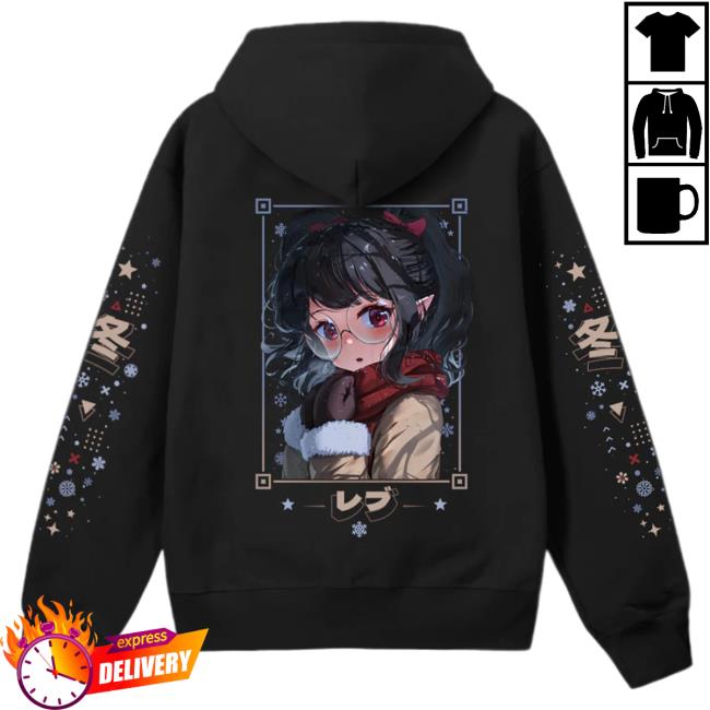 Official UwuMarket Rev x UwU Collab Rev Winter Night Popover Sweatshirt