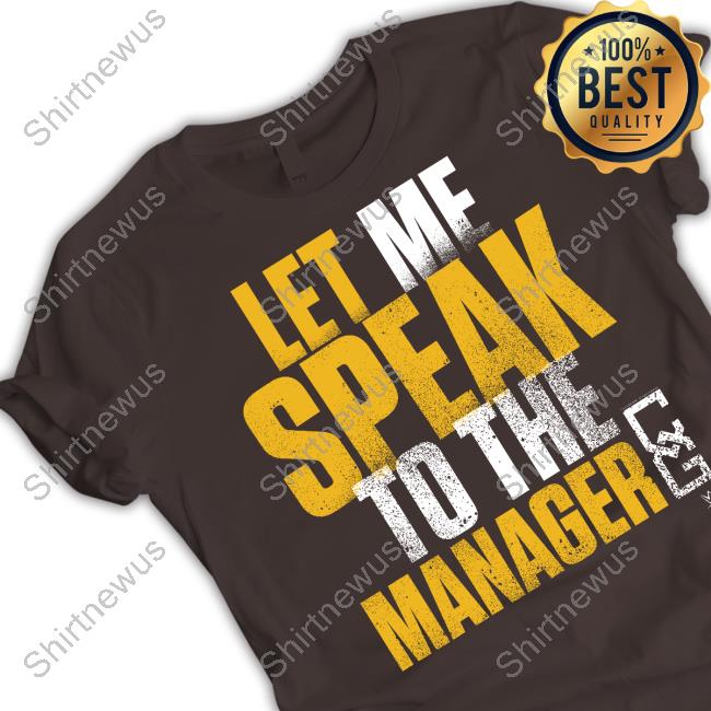 Official Wwe Shop Chelsea Green Let Me Speak To The Manager T Shirt