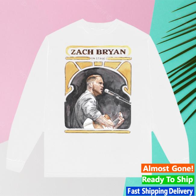 Official Zach Bryan Merch Store Shop Onstage Long Sleeve Shirts