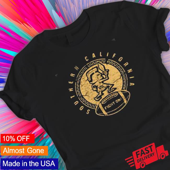 Vintage Regional Usc Trojans Fight On T Shirt Black Unisex By 47 Brand TShirts
