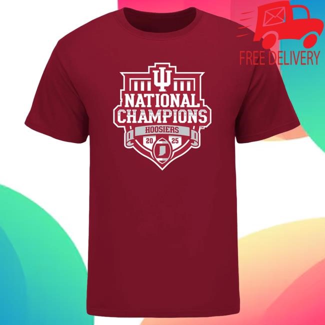2025 National Champions Indiana Hoosiers NCAA Football Shirt