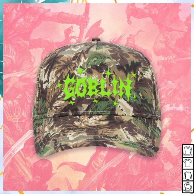 Official Wizard Of Barge Goblin Camo Hat Wizardofbarge