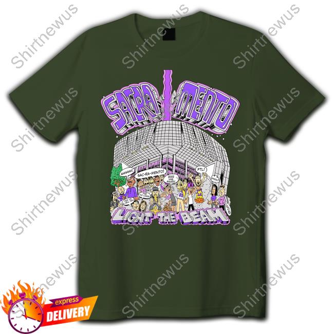Official Midtown Merch Sacra Mento Light The Beam Shirt