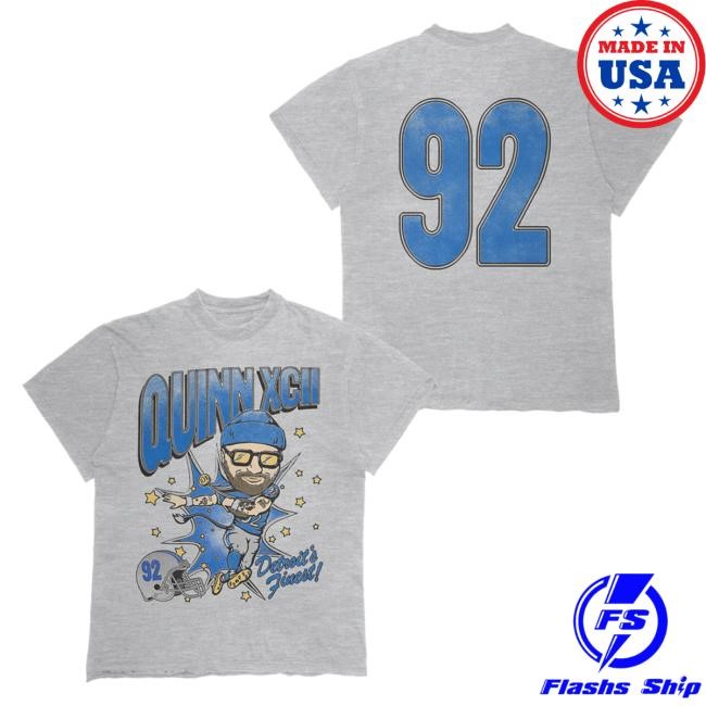 Official Quinn Xcii Detroit's Finest Football Tshirt