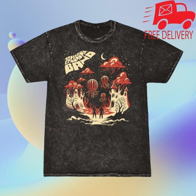 Zac Brown Band Jellyfish Balloon Mineral New Tee Zac Brown Band Merch