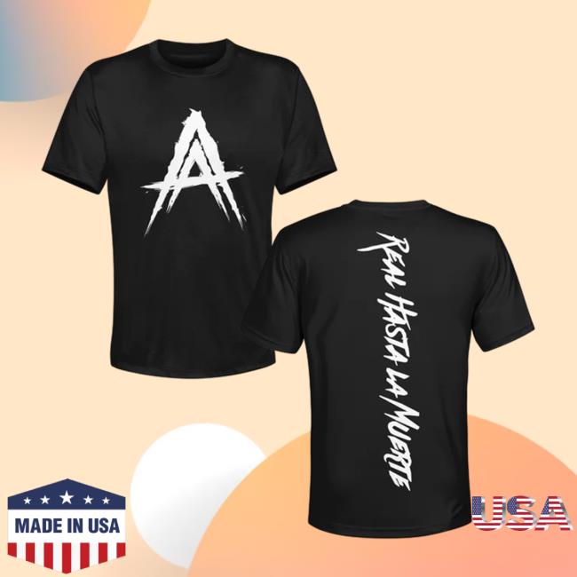 Official Anuel Merch Aa Black Dry Fit Shirt New