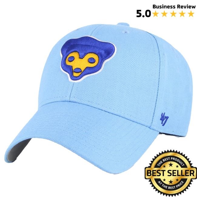 Chicago Cubs '47 Columbia Blue 1979 MVP Adjustable Hat | Buy Official Clark Street Sports