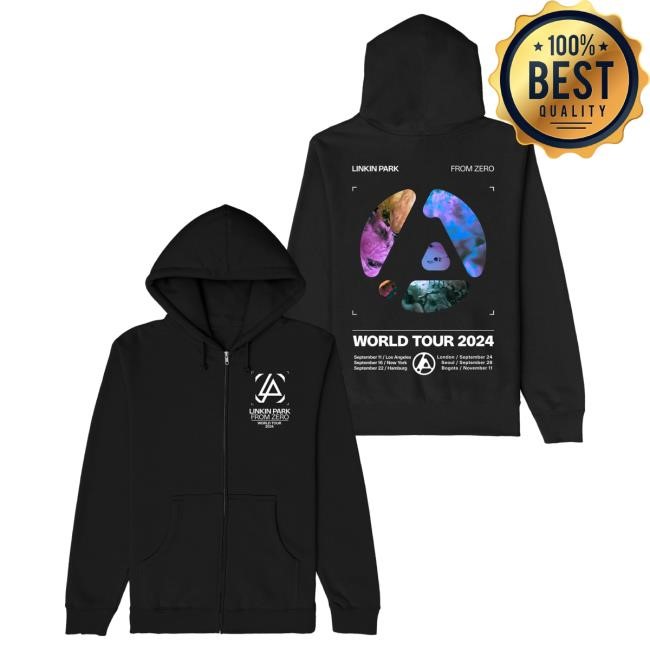 Official Linkin Park Merch Store Linkin Park From Zero World Tour Hooded Sweatshirt Linkin Park Apparel Clothing Shop LinkinPark