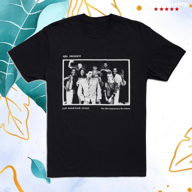 A24 Films Merch Shop Stop Making Sense 40th Anniversary Shirt