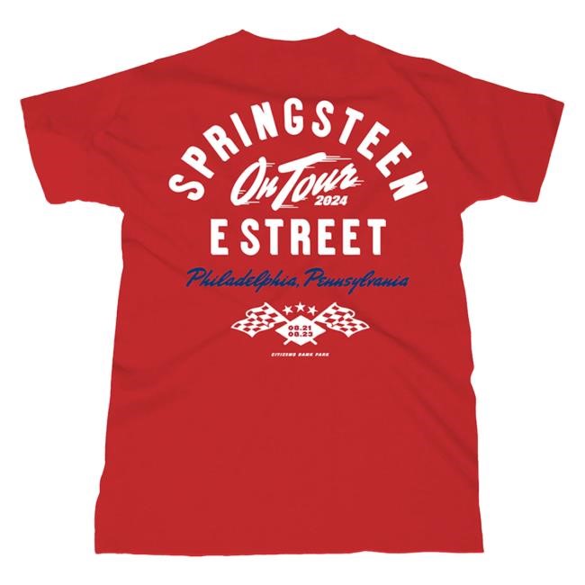 Springsteen & The E-Street Band Philadelphia 2024 Limited Edition Tour Tee – Bruce Springsteen