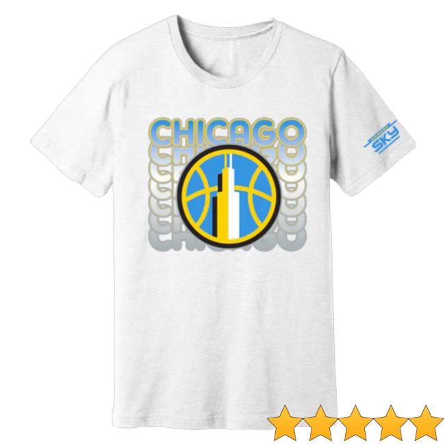 Official Chicago Sky Merch Store Chicago Shimmer New Shirt Chicago Sky Apparel Shop ChicagoSky
