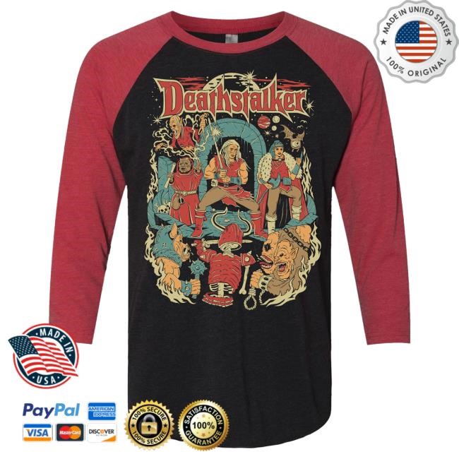 Deathstalker “Sorcerers Order” Baseball Tee Created By Creep-O-Rama