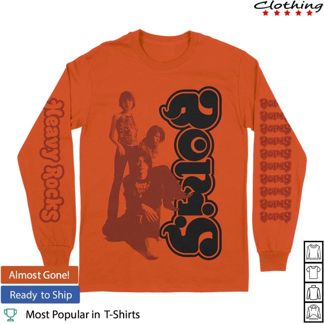 Death Wish Store Deathwish Inc Boris Heavy Rocks Orange Long Sleeve Shirt 2023 Deathwishinc